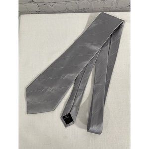 Sean John Hand Made Limited Edition Platinum Silver 100% Silk Tie 58” x 3.75”